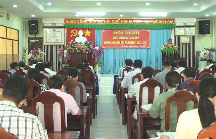 Mỹ Xuyên triển khai công tác bầu cử Trưởng Ban nhân dân ấp 